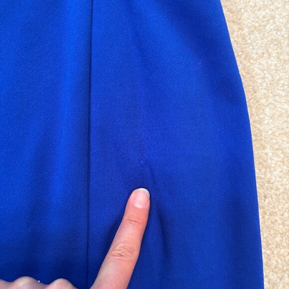 Speechless Embellished Cutout Halter‎ Gown Cobalt Blue Maxi Dress Size 3 NWOT - Picture 13 of 13